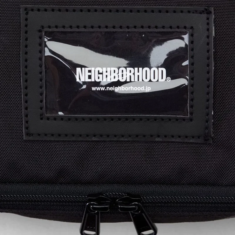 NEIGHBORHOOD-NBHD ECASE التخييم أدوات المائدة التخزين ، المحمولة مقاوم للماء حقيبة وجبة سوداء 3