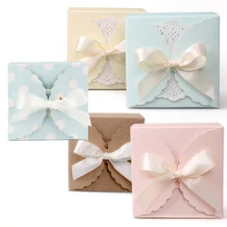 Jewelry Organizer Gift Box Necklace Earrings Ring Paper Packaging Box  9*9*5cm Paper boxes