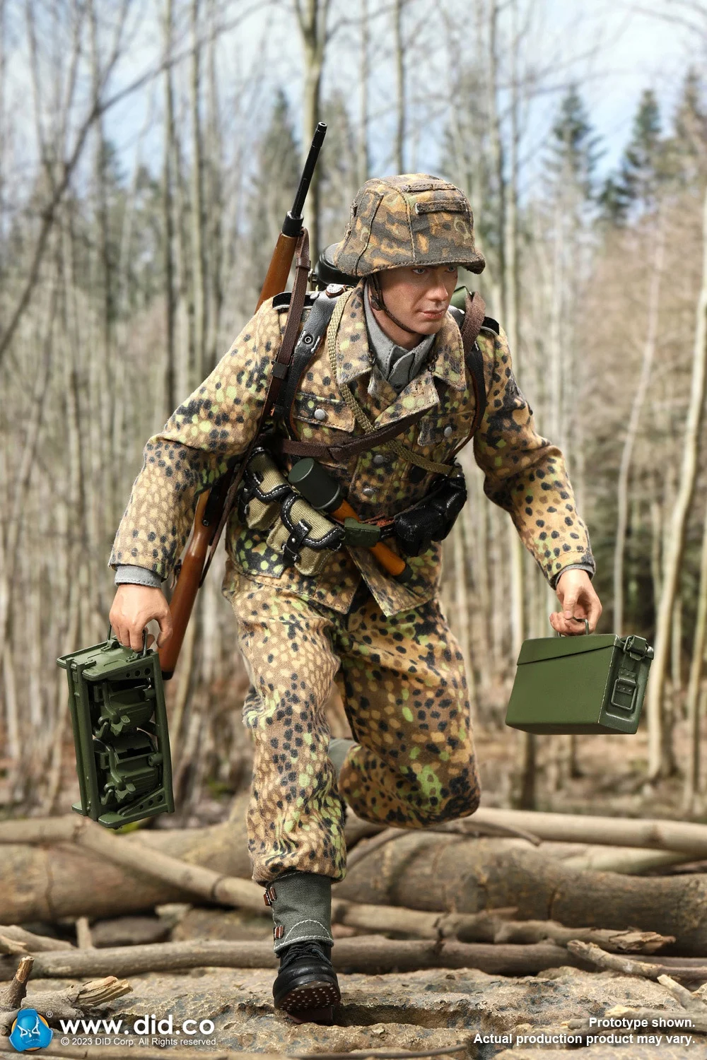 DID D80171 1/6 Seria II Wojny Światowej Żołnierz G43 Karabin Pancerny Strzelec MG42 Zestaw 12'' Figurka Akcji Męska Pełny Zestaw Model Dla Fanów Kolekcjonerskich