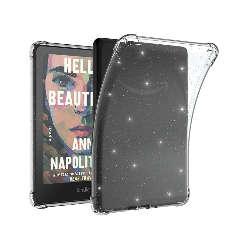 Soft Case For Kindle Paperwhite 2024 12th Generation and Colorsoft 7 Inch Model No. SA569P SA568B Transparent Case Pouch 7”