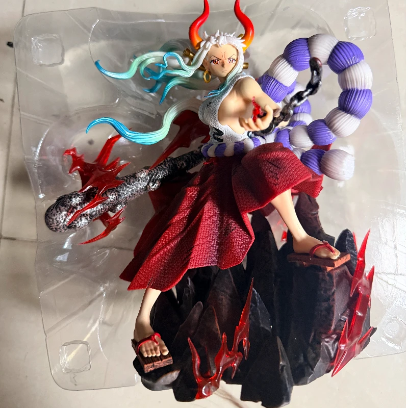 Figura de Yamato de One Piece, Estatua de Anime en PVC, Figura de Chica Bonita, Decoración de Escritorio, Modelo Coleccionable Exquisito, Decoración para el Hogar, Regalo