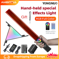 Yongnuo YN360 III YN360III Handheld 3200K-5500K RGB Colorful Ice Stick LED Video Light Touch Adjusting Controlled by Phone App