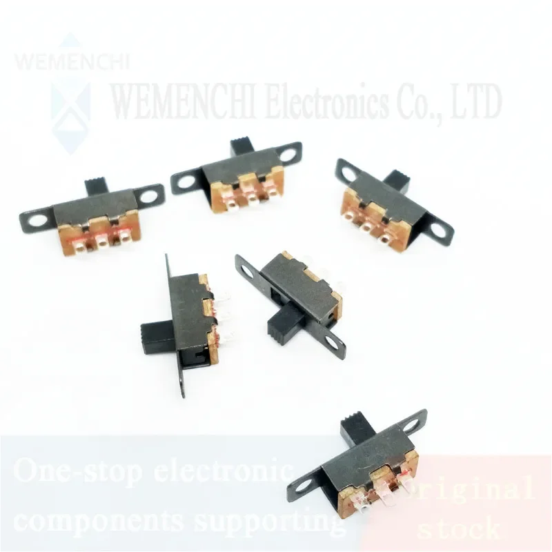 10PCS SS12F15 SS12F15VG4 G3G4G5G6G7 Toggle  3Pin 1P2T Slide  Handle High 3MM4MM5MM6MM7MM