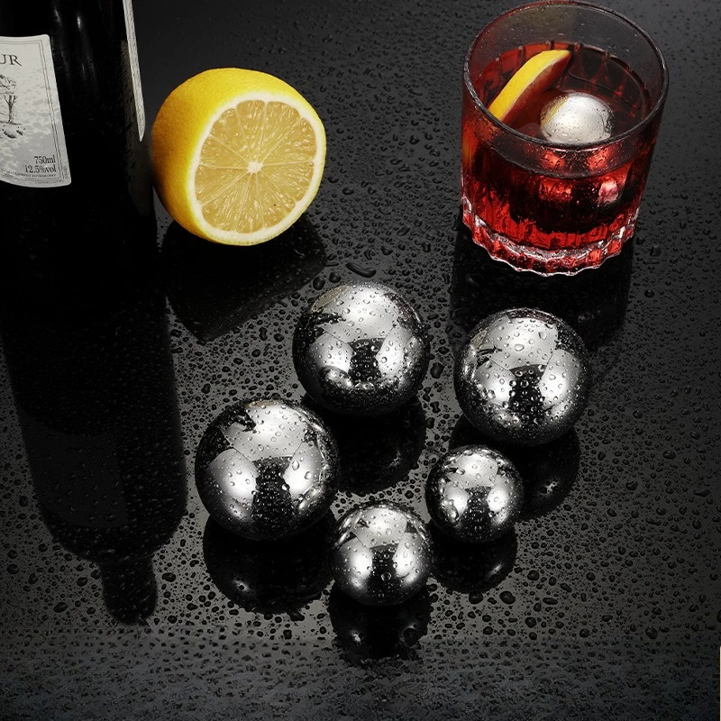 

LTT Stainless Steel Ice Hockey Ice Cube Drink Iced Cola Frozen Metal Ice Granules