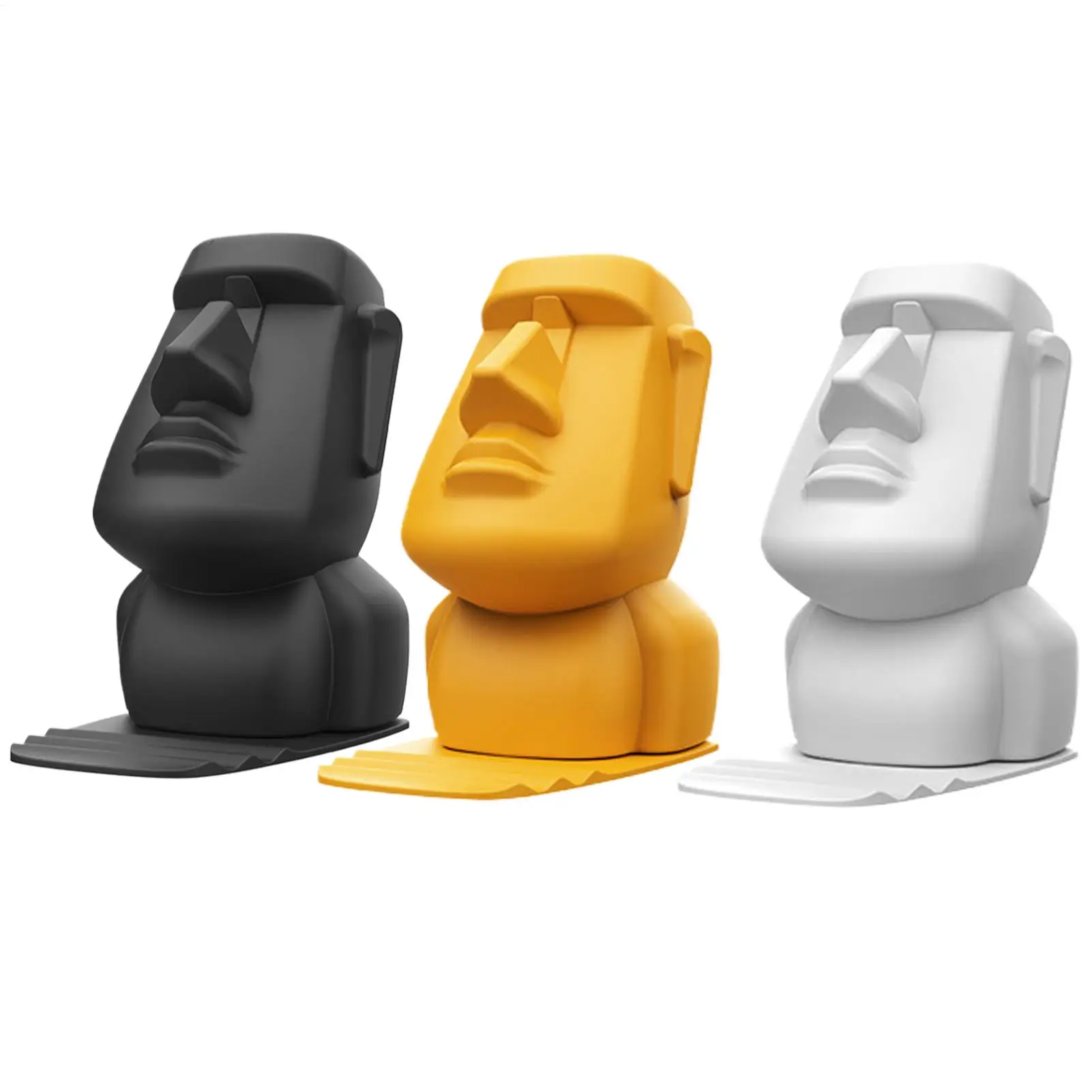 1pcs Funny Eyeglass Holder Unique Stone Man Head Statue Glasses Stand Eyewear Display Room Decoration For Nightstand Desktop