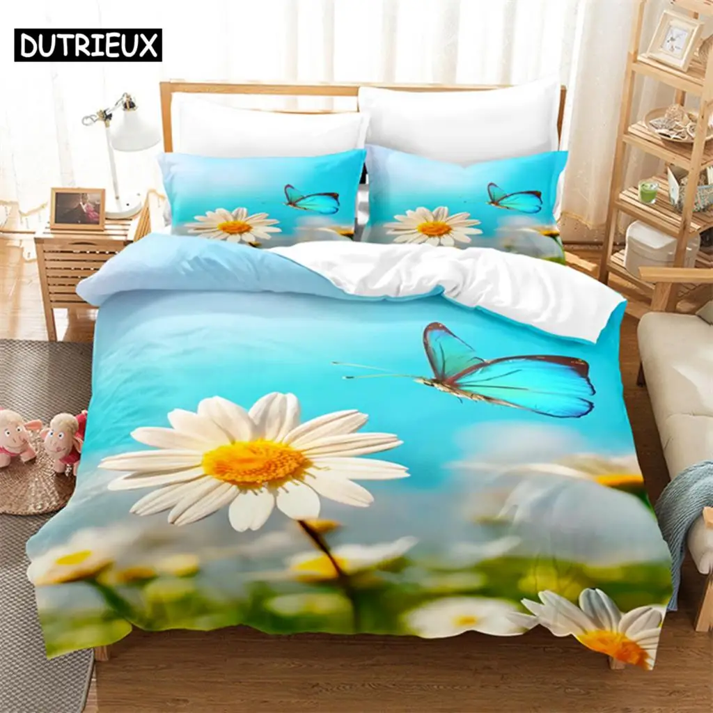 

Daisy Queen Bedding Set Duvet Cover Set Kids Bedding Digital Printing Bed Linen King Size Duvet Cover Set Bedding Set