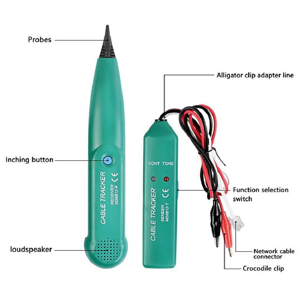

LAN Network Cable Tester Set Tracker Identification Testing Accessories