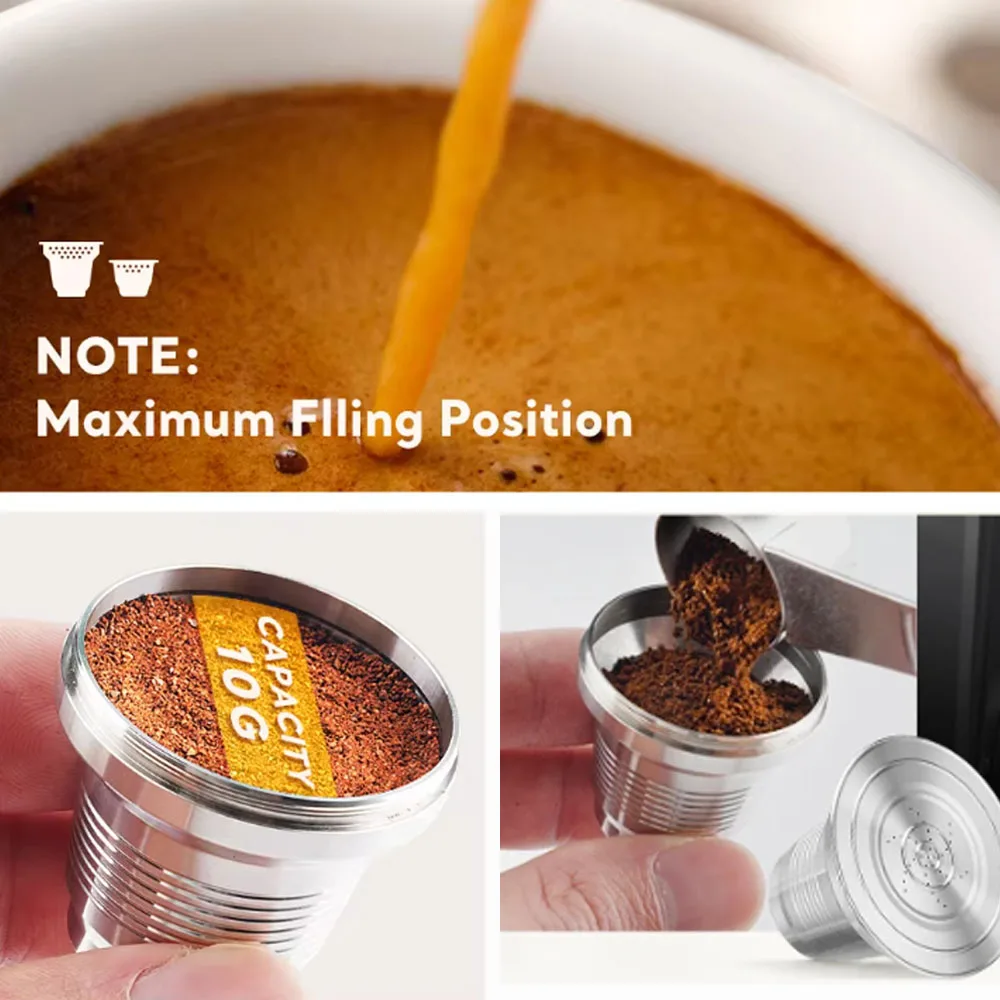 For L\'Or Coffee Capsule Reusable For Philips L\'Or Barista LM8012 Coffee Machine Coffee Filter Pod iCafilas