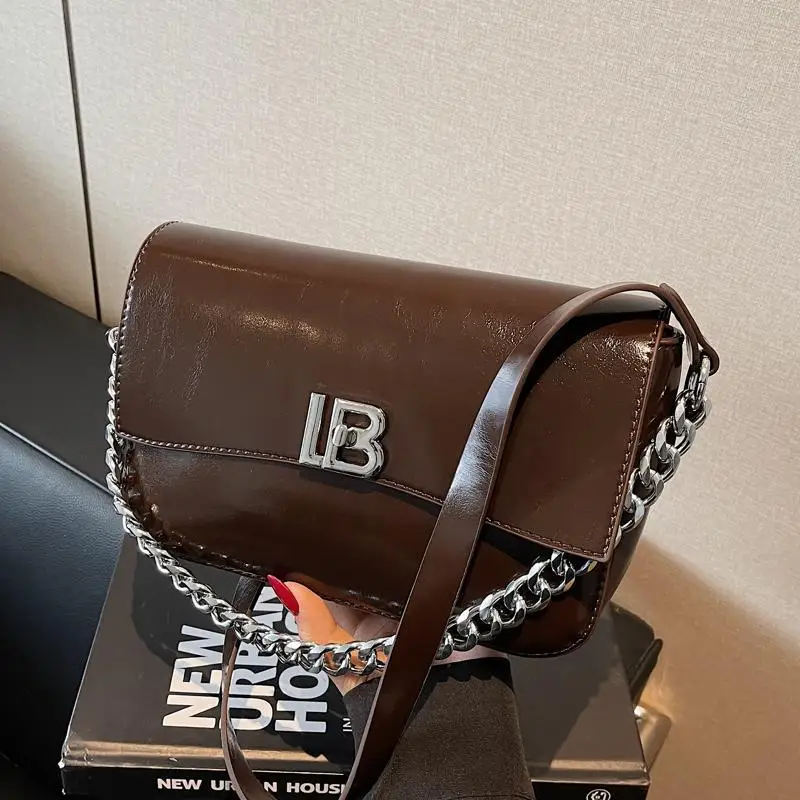 

Summer Luxury Square Bag, Elegant Underarm Shoulder Bag for Women, Versatile Chain Strap Crossbody Purse for Office & Casual