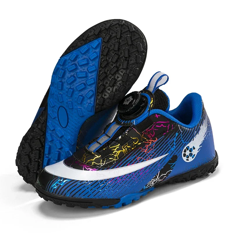 

Kids Football Boots Soccer Shoes TF Grass Anti-Slip Training Cleats Football Futsal Sneaker Child's Sports Footwear SIZE 29-35