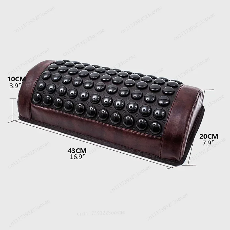 LF-Far-Infrared Heated Massage Neck Pillow for Cervical Pain Relief, Jade Tourmaline Electric Heating Replacement Pad