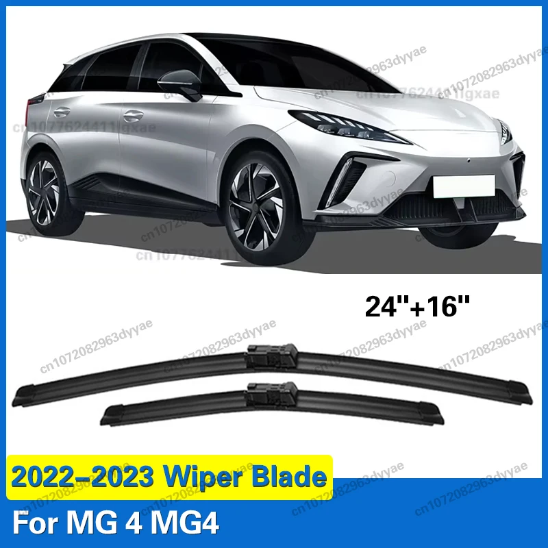 Für MG 4 MG4 2022-2023 Frontscheibenwischerblätter Zubehör 2 Stück Windschutzscheibenbürsten Auto-Zubehör Ersatzgummis