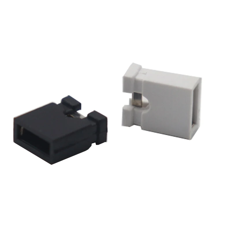【300-100PCS】Jumper cap 2.54MM color short-circuit cap row pin connection block short handle connector