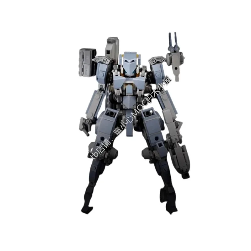 MOC-Mecha Series Blue Building Block Robot, DIY Model Puzzle Collection, Brick Toys, Education for Children, Birthday Gifts