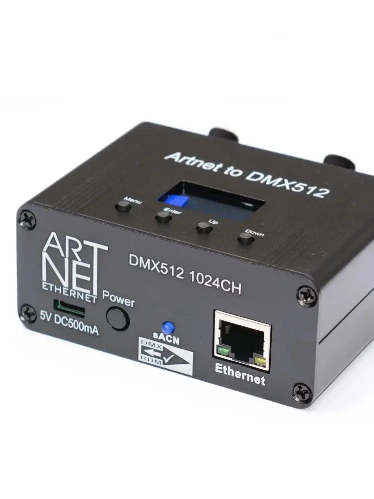 Interfejs sterownika oświetlenia ArtNet DMX512 RDM Ethernet 2 Universe 1024 Disco z MA2 Titan Freesytle — 2