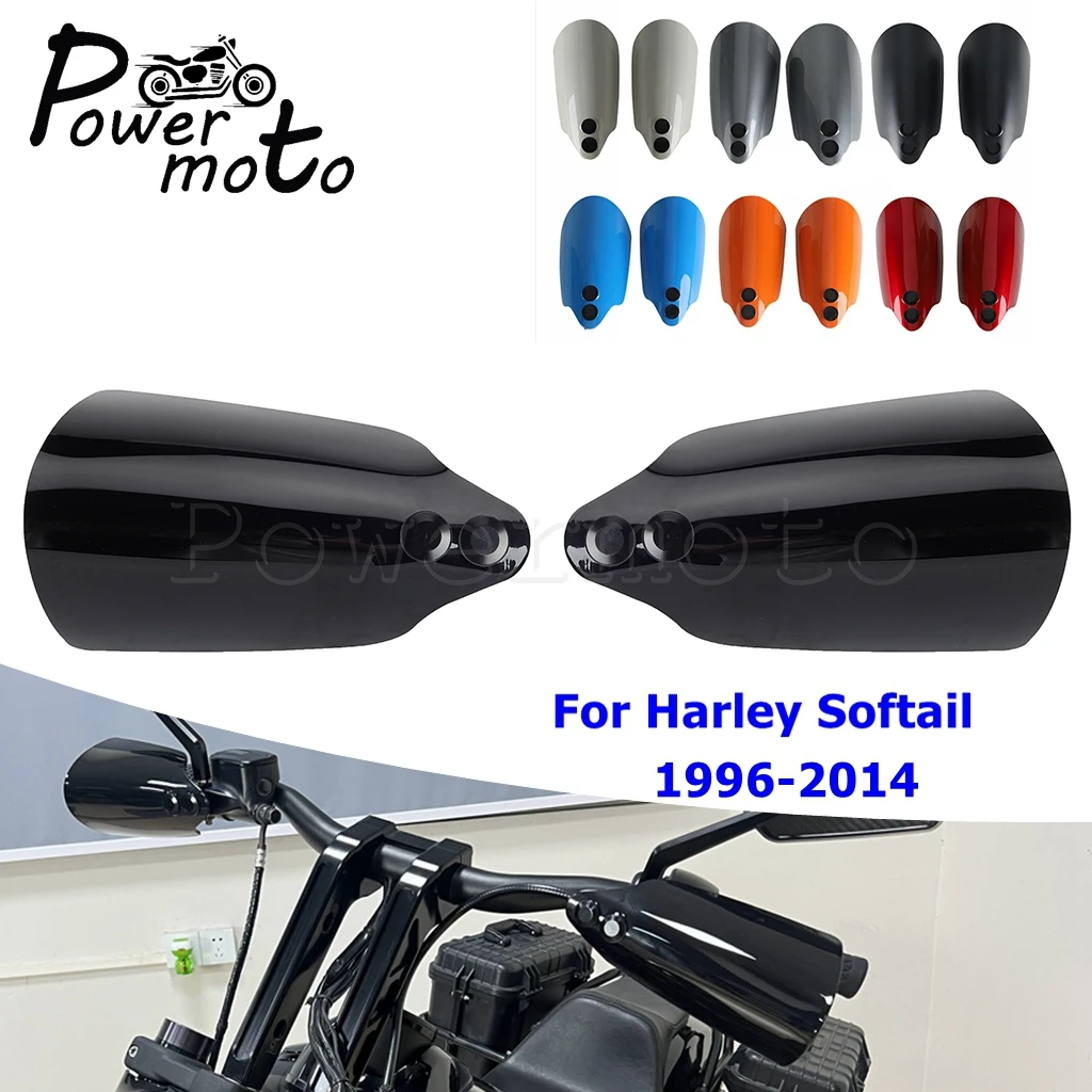 

Motorcycle Handgaurd Wind Guards For Harley Softail Standard Slim Rocker Night Train Deuce Deluxe Hand Shield Protector 1996-14