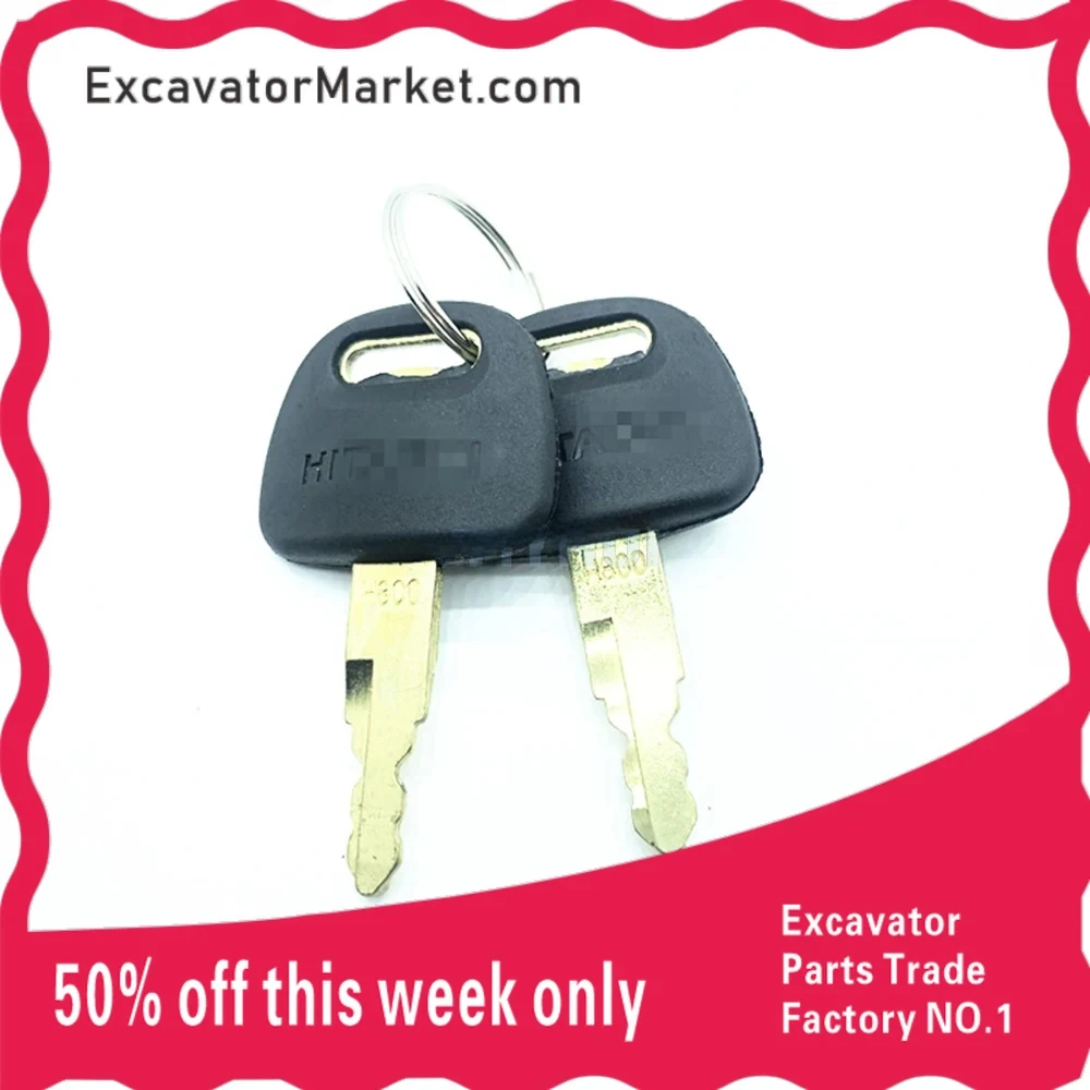 

Excavator Accessories Ignition Key Start Key For Excavator Hitachi EX60/70/120/130/200/210/230 Supplies