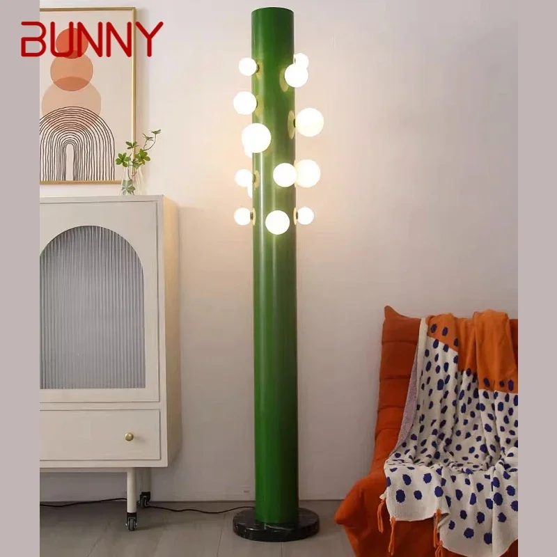 

BUNNY Nordic Green Floor Lamps Designer Creativity Living Rooms Bedrooms Hotels Villas Minimalist Artistic Lighting Fixtures