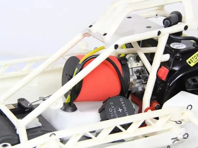 CNC precisiebewerking volledig metalen luchtfilterhouder voor ROVAN ROFUN KM HPI BAJA 5B 5T 5SC