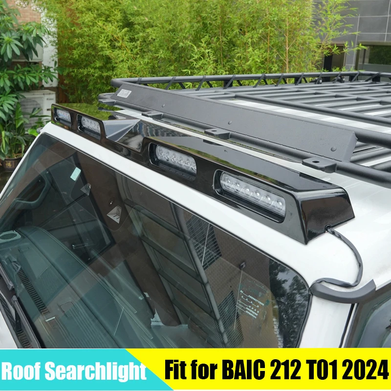 Auto-Dachsuchscheinwerfer Passend für BAIC 212 T01 2024 2025 2026 Modifizierter Auto-LED-Scheinwerfer Fernlicht Zusatzlicht Zubehör