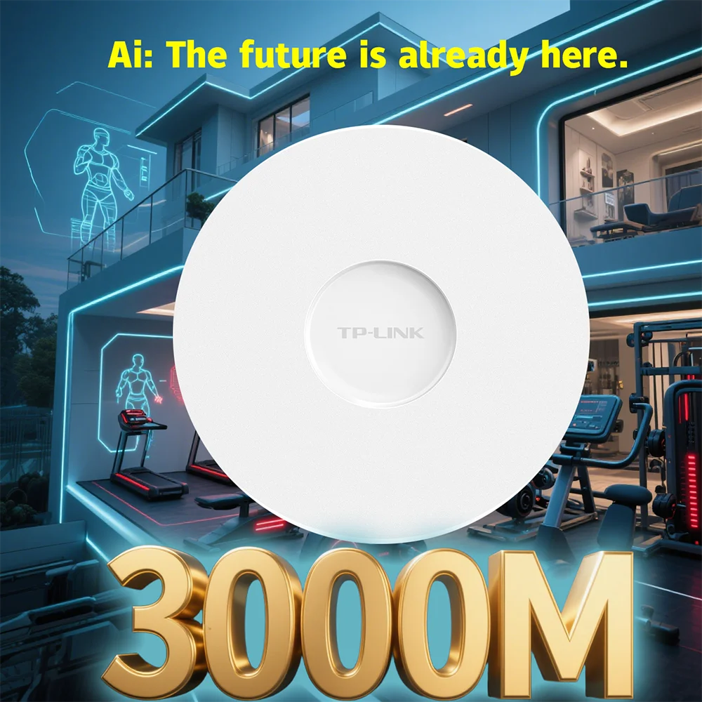 New TP-Link 3000M Wi-Fi6 Celling AP 802.11AX WiFi6 Wireless Indoor PoE AP 2.4GHz & 5GHz High-Power wifi hotspot