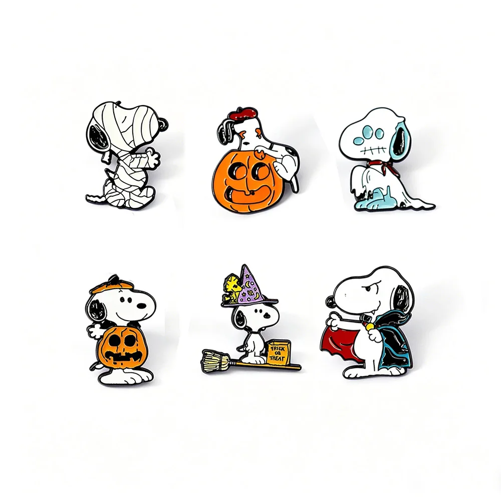 6-Pack Puppy Christmas Enamel Pins