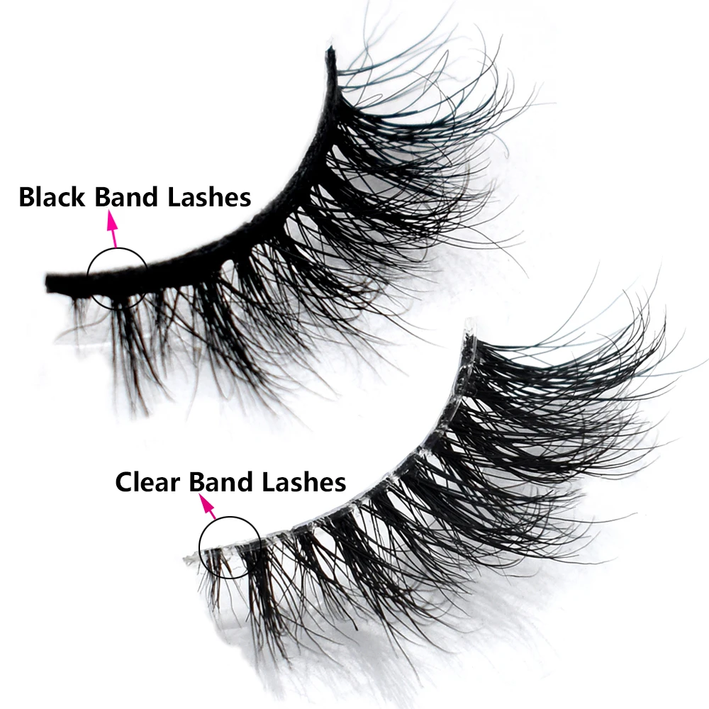 FOXESJI Real Mink Half Eye Lashes Short Natural False Eyelashes Reusable Fluffy Soft Strip Half Lashes Extension Daily Eyelashes