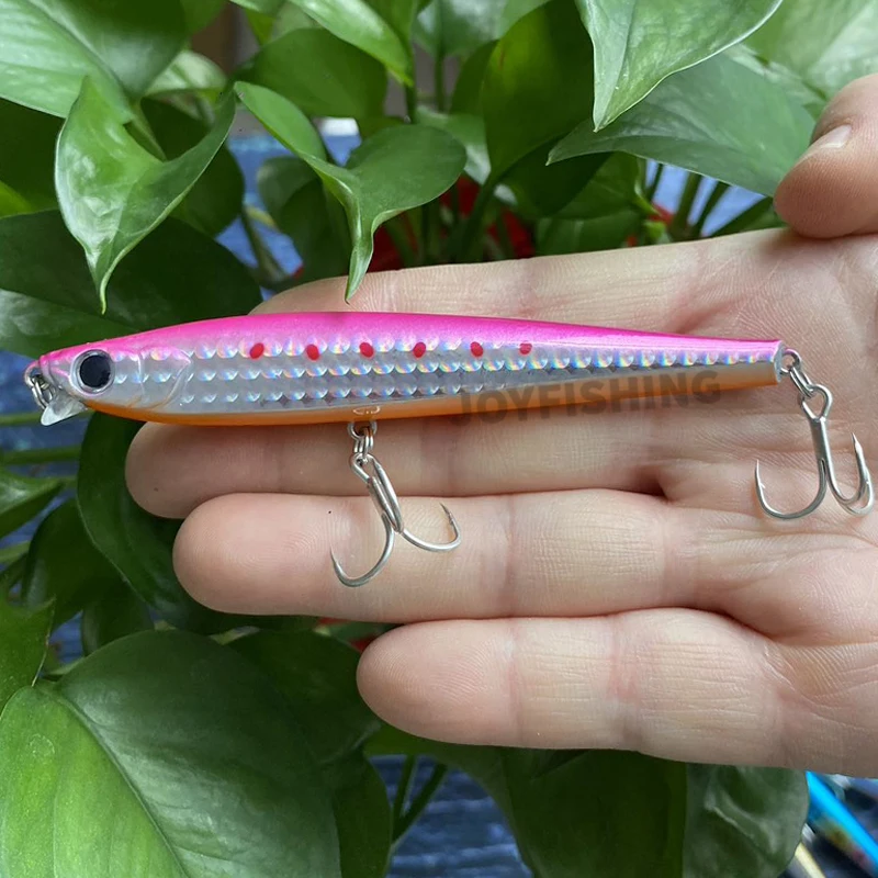 1 szt. Tonące przynęty 105mm 30g Casting Heavy Minnow Seabass pstrąg sprzęt wędkarski Isca Pesca Minnow twarda przynęta 9150