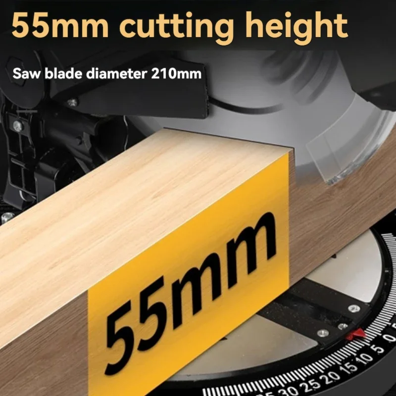 8-inch Woodworking Multifunctional Compound Saw Dual-purpose Small High-power Table Saw Miter Saw Aluminum Profile 45 Degrees