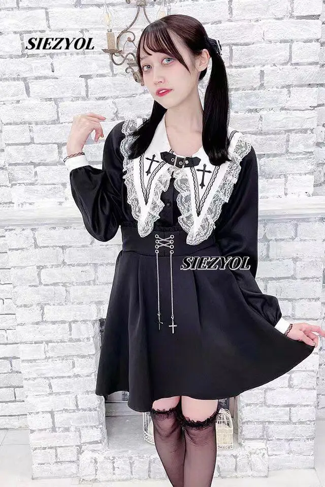 Summer New Arrival Short Black Strap Skirt Japanese Style Mass-produced Sweet Girls Lolita High Waist Suspender Skirts