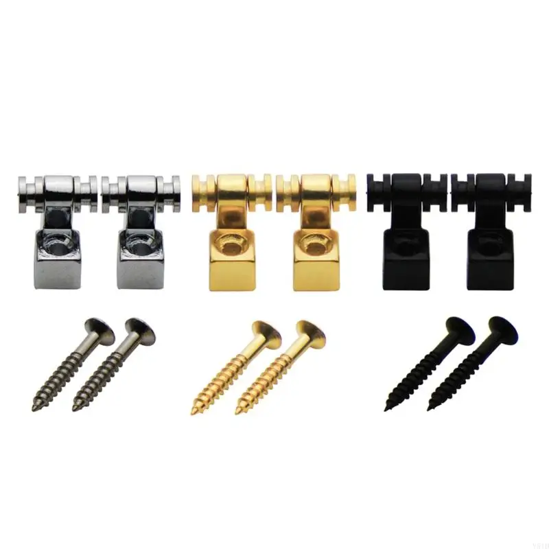 Y51D 2 Pcs Roller Guitar String Tree Guides Retainers Guitar Accessories