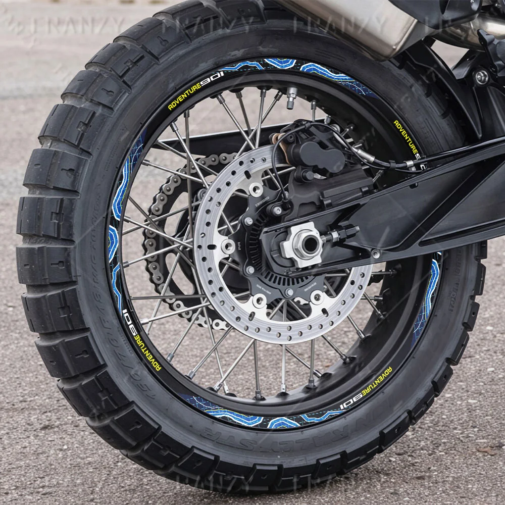 For Husqvarna Norden 901 Motorcycle Reflective Wheel Sticker Rim Strips Tape Hub Decal Accessories