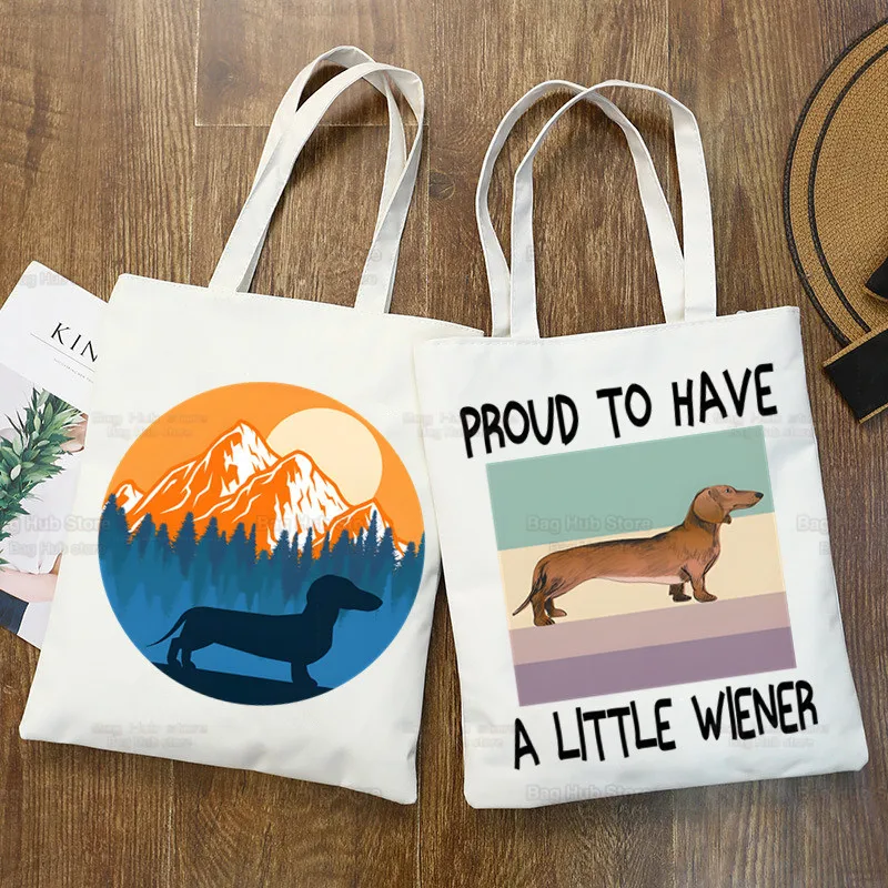 

Anatomy Dachshund Dog I Do What I Want Shopping Bag Shopper Eco Canvas Shopper Bolsas De Tela Bag Reusable Sacolas