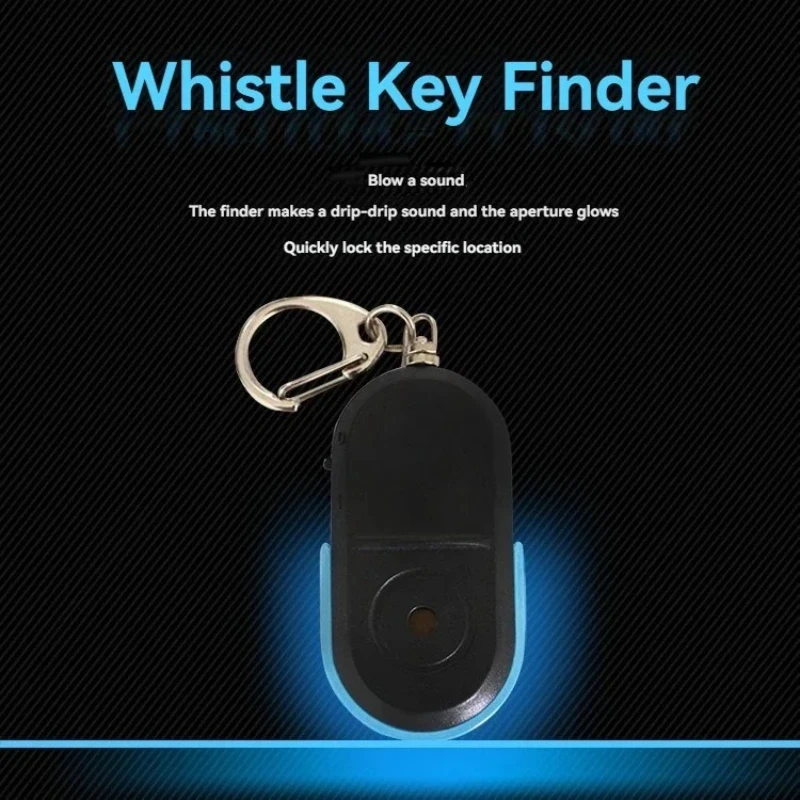 

Портативный локатор ключей со звуковым сигналом, светодиодный светильник, умный анти-потерянный брелок для отслеживания автомобильных домашних ключей