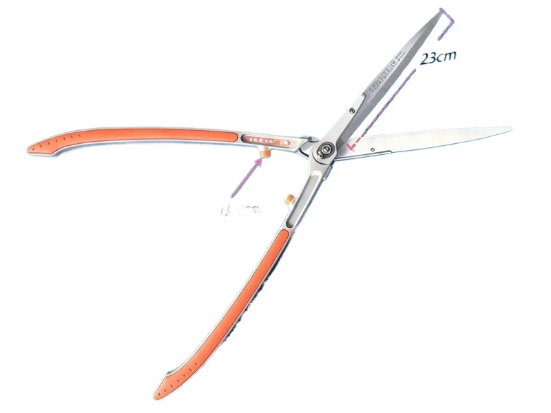 For LH-210 Flat Shears Tree Hedge Pruning Scissors Gardening Hand Tool Sharp Blade Grass Cutter Garden Equipment