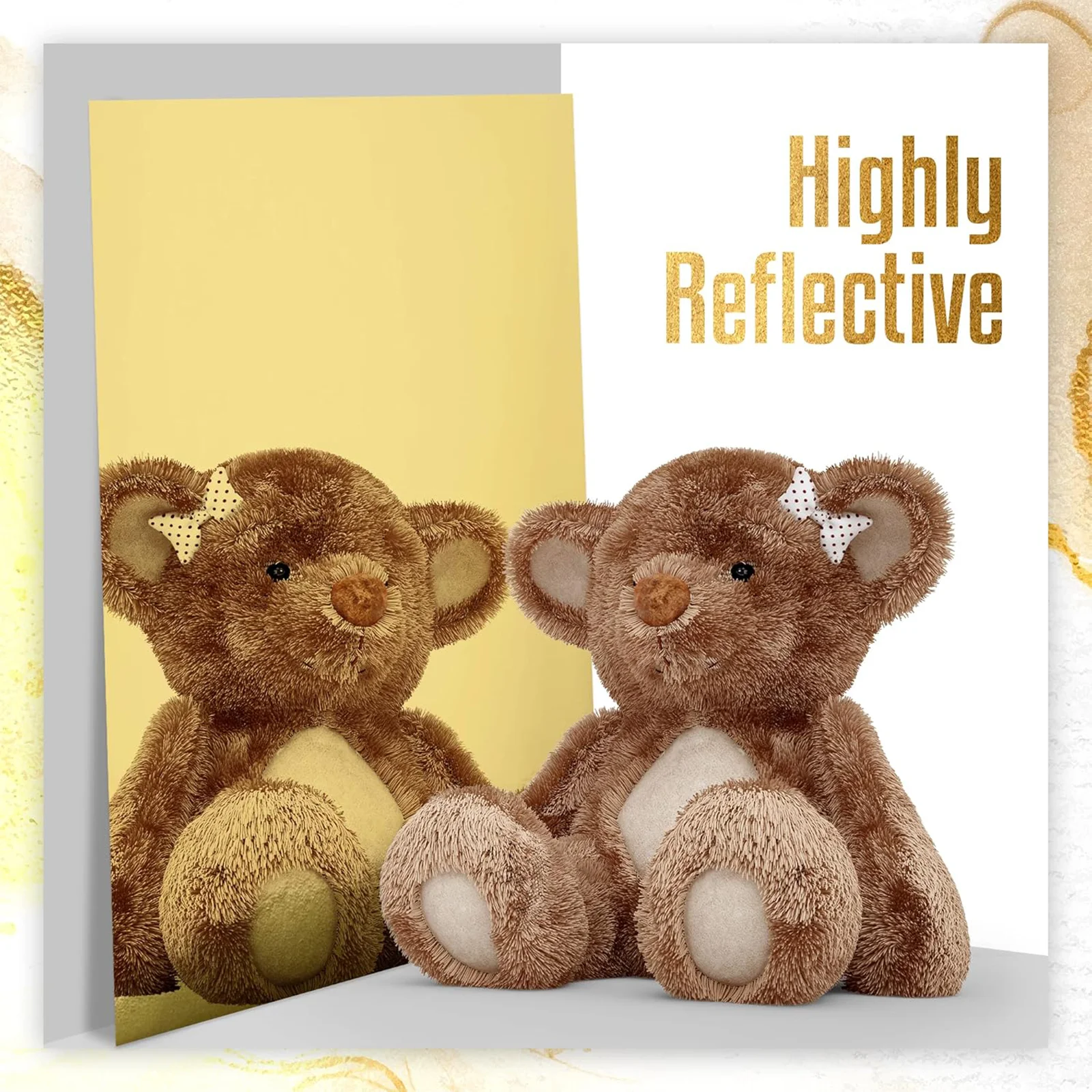 10/20 قطعة A4 بطاقات لامعة الذهب احباط مرآة ورقة 250gsm/92lb البطاقات الذهبية DIY بها بنفسك مشاريع الحرف بطاقات الزفاف صنع #4