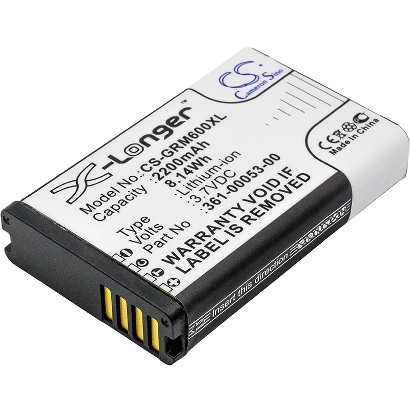 CS Replacement Battery for Garmin Alpha 100,Alpha 200,Alpha 200i,Alpha 300,Alpha 300i,Montan PN:010-11599-00 2200mAh / 8.14Wh