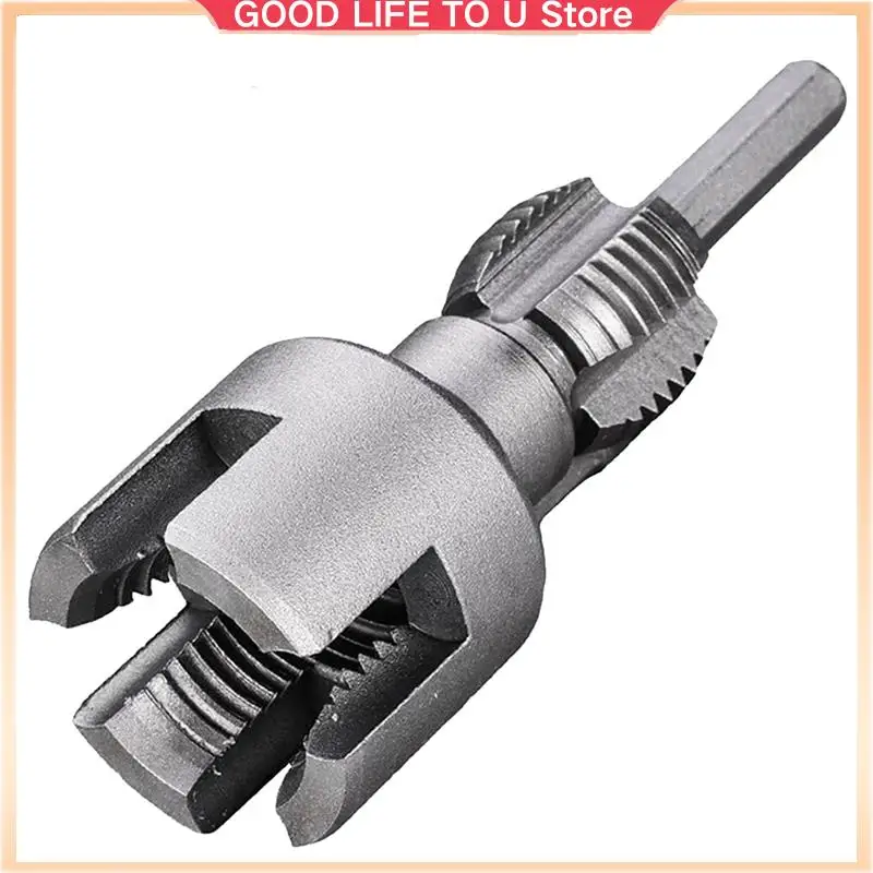 

Integrated Internal & External Pipe Threading Tool, Electric Drill Compatible Pvc Pipe Threader Kit-ABGL