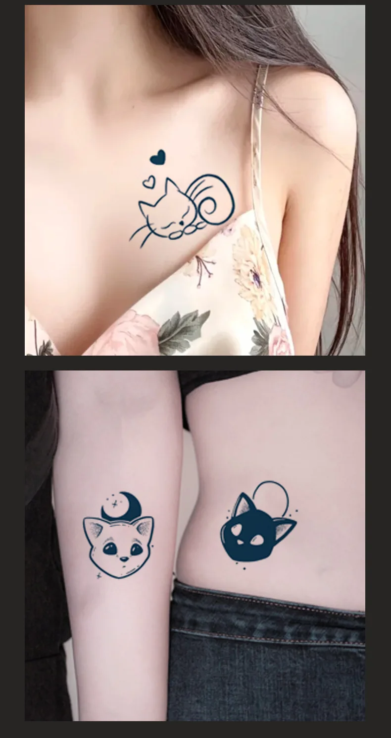J'ai un tatouage de chat noir. : r/blackcats, image size:790x1488