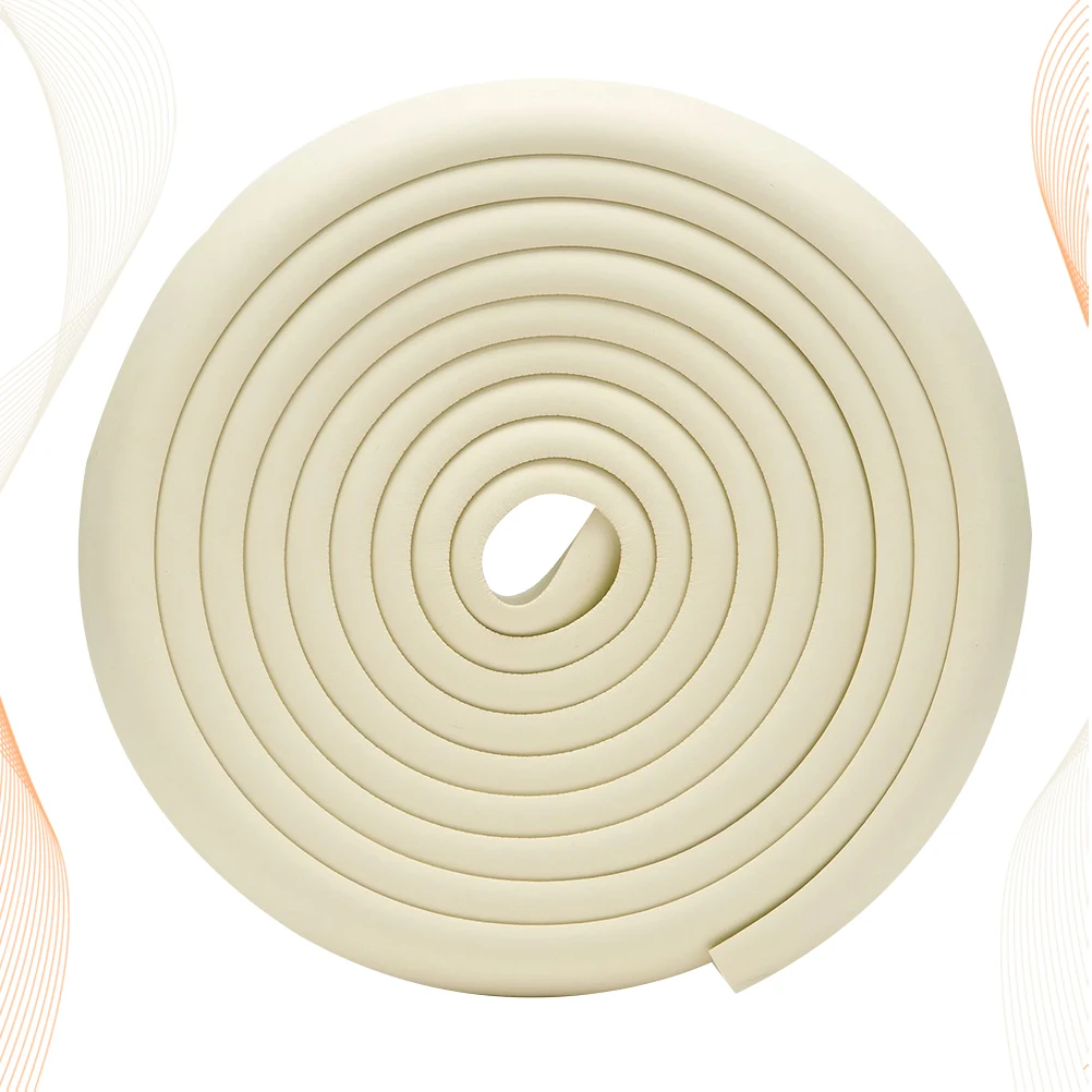 شريط حماية مضاد للتصادمات للأطفال، أبيض متين وقابل للتصادم، شريط ممتص للصدمات لزوايا المنزل للرضع