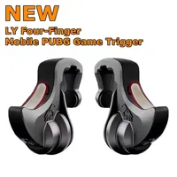 High Quality Mobile Phone Physics Game Trigger LY for PUBG Aim Shooting L1 R1 ABS Key Button for IOS Android Gamepad Controller