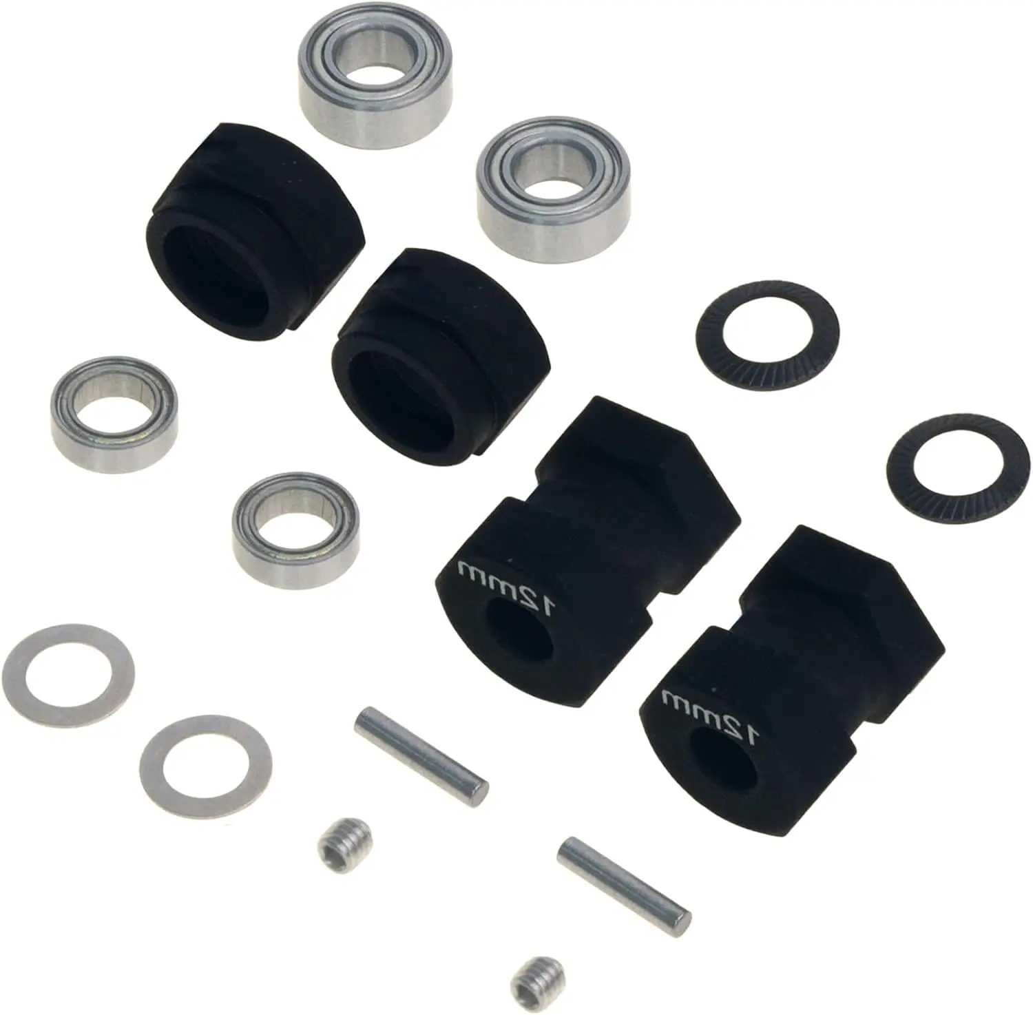 Grasshopper 12mm Aluminum Hex Adapter Wheels Rims Combinert for Tamiya Grasshopper Hornet Frog Grasshopper 2 Upgrade Parts