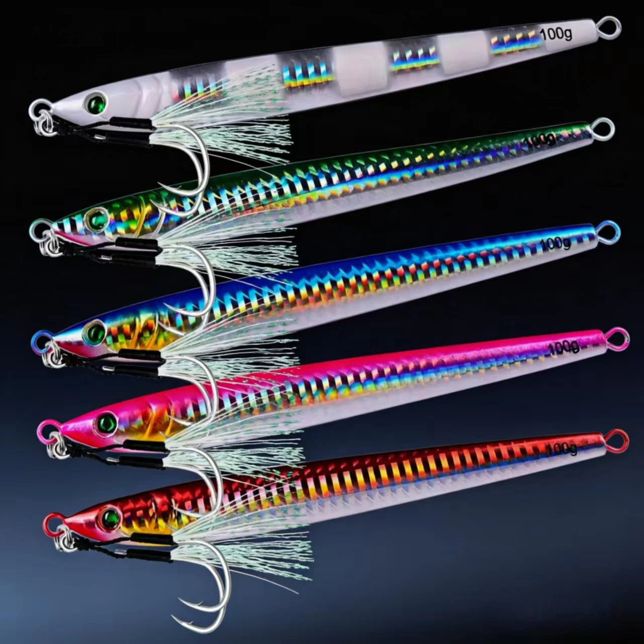 

Литая металлическая приманка для рыбалки, 5 шт., 60-100 г, жесткая искусственная бионическая приманка для тунца, окуня, морская медленная отсадка, рыболовные снасти