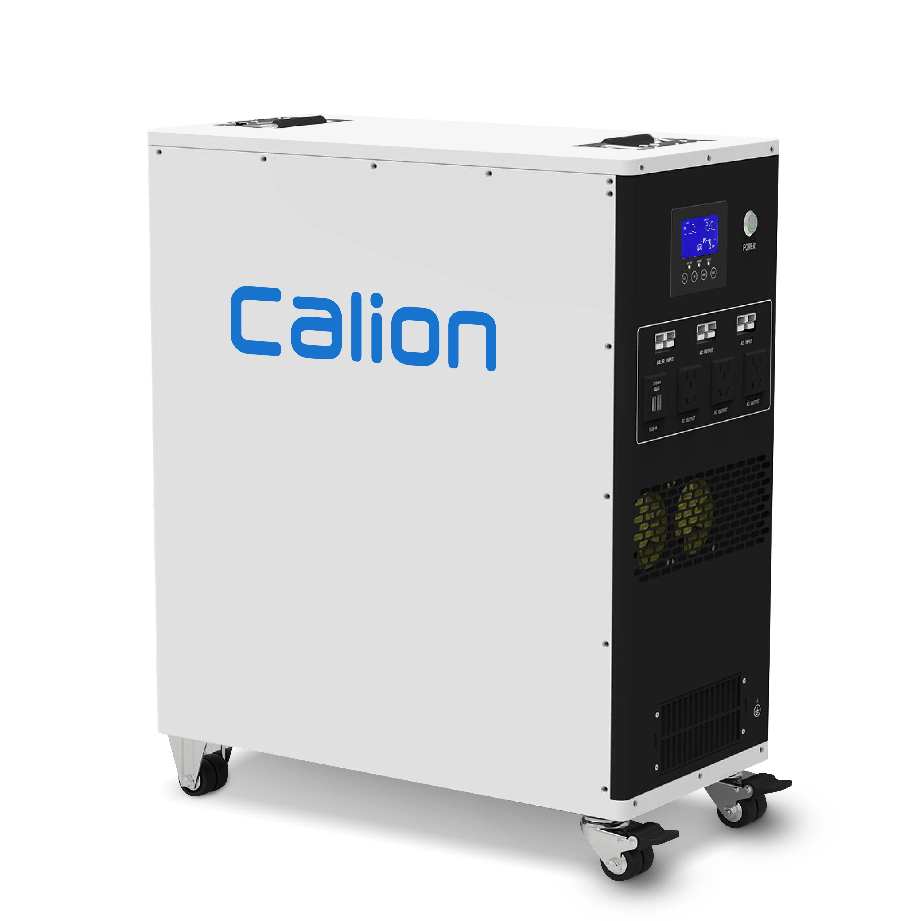 Calion Residential Household Portable Power Station Energy Solar Energy Storage System With Lifepo4 Battery