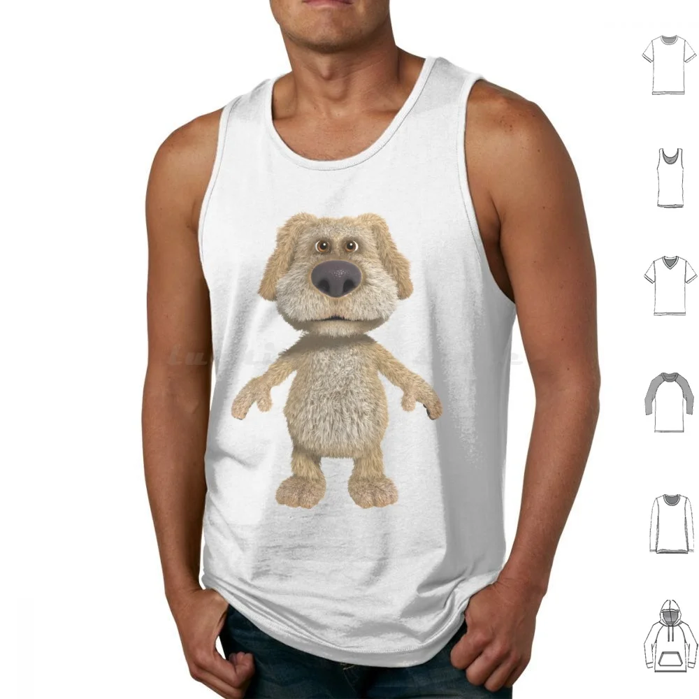 Talking Ben Tank Tops Vest Sleeveless Talking Ben Dog Game Happy Birthday Kids Games Talking Tom