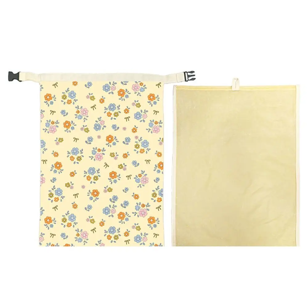 Reusable Beeswax Bread Bags Beeswax Coated Organic Linen Sourdough Bread Bags Large Capacity Freshness Preservation