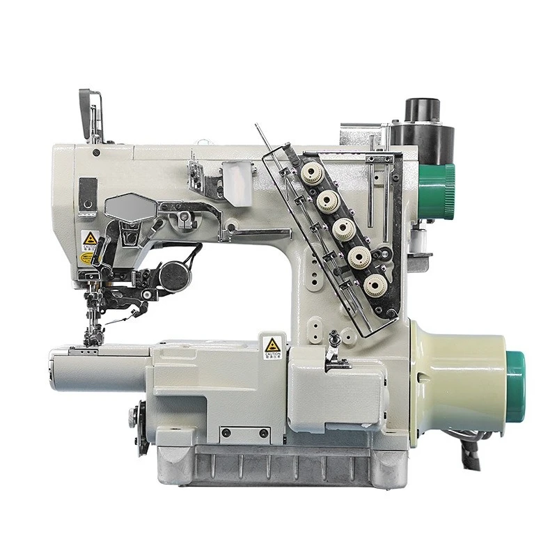 720 small mouth interlock sewing machine, automatic thread cutting, three needles and five threads, sewing machine cuff neckline