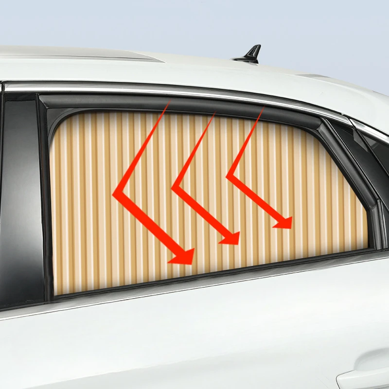 

Car Curtain Sunshade Car Window Sun Protection Heat Insulation Curtain Magnetic Trackless Privacy Sunshade Car Accessories