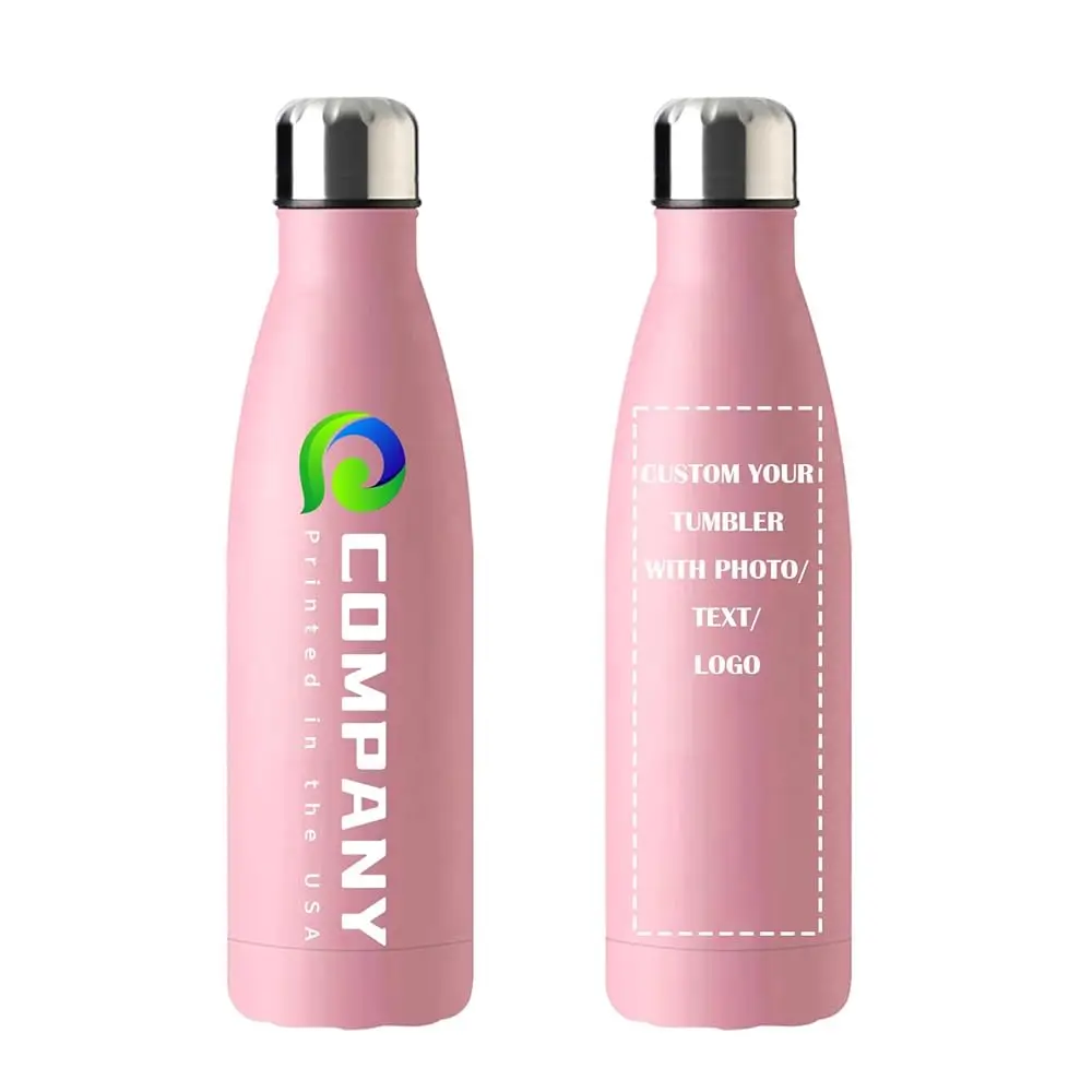 

Personalized 17Oz Insulated Water Bottle, Double Wall Stainl Steel Water Bottle Leak-Proof Thermos, Reusable Water Bottle For