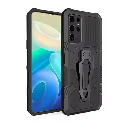Shockproof Armors Metal Back Clamp Car Holder Phone Case For Samsung A54 A53 A52 A51 A71 A34 A32 S21 S22 S23 S24 Plus Ultra FE